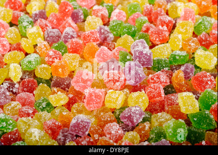 Gelée de fruits bonbons colorés Banque D'Images