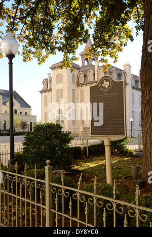 USA, United States, Nord, Amérique, Texas, Fort Worth, Saint Stanislas Kostka, catholique, Église, ville, urbain Banque D'Images