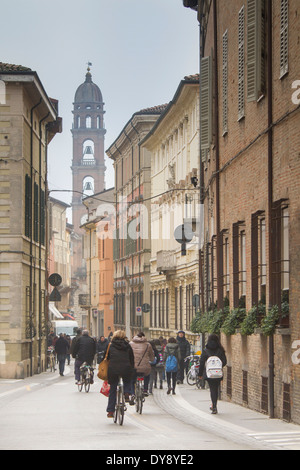 Rues de Faenza, Emilie Romagne, Italie Banque D'Images