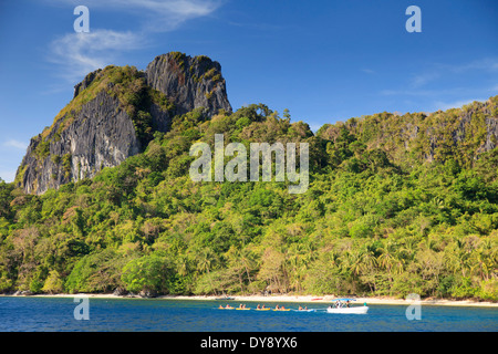 Philippines, Palawan, El Nido, Île Cadlao Banque D'Images