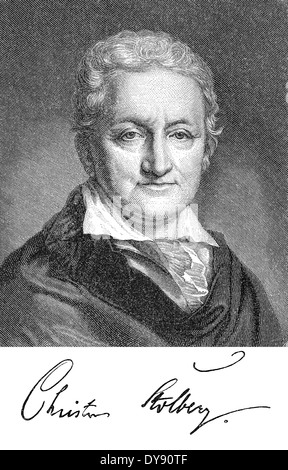 Christian Graf zu Stolberg-Stolberg, 1748-1821, poète, traducteur allemand, Banque D'Images