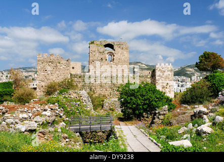 Château de Byblos, Liban Banque D'Images