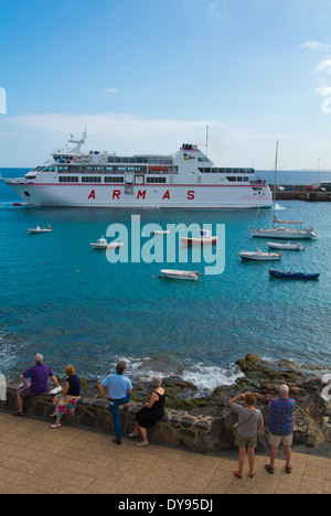 Le port, Playa Blanca, Lanzarote, Canary Islands, Spain, Europe Banque D'Images