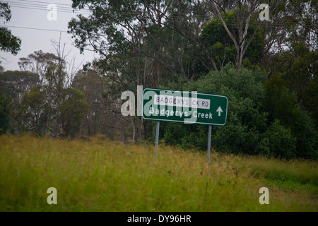 Le gouvernement fédéral australien envisage d'élaborer la deuxième à l'aéroport de Sydney Badgerys Creek dans l'ouest de Sydney Banque D'Images