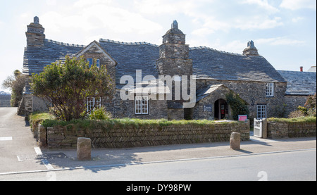 Ancien bureau de poste de Tintagel Tintagel Cornwall West Country England UK Banque D'Images