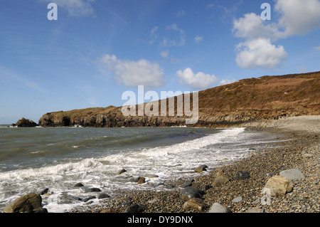 Aber Bach Pembrokeshire Coast National Park Plage Pays de Galles Cymru UK GO Banque D'Images