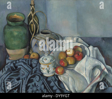 Paul Cézanne Nature morte aux pommes 3 Banque D'Images