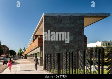 Weeksville Heritage Center, New York - Brooklyn, États-Unis. Architecte : Caples Jefferson architectes, 2013. Banque D'Images