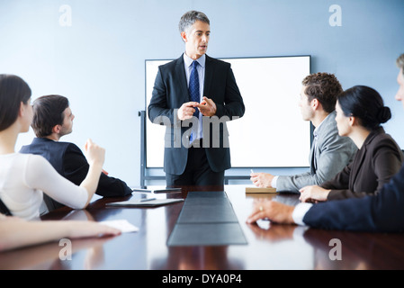 Présentation de la réunion d'affaires à Banque D'Images