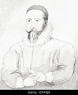 Patrick Hamilton, 1504 - 1528. Churchman écossais et Réformateur Protestant au début en Ecosse. Brûlé sur le bûcher comme hérétique. Banque D'Images