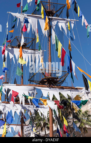 Jose Gasparilla Pirate Ship, Tampa, États-Unis Banque D'Images