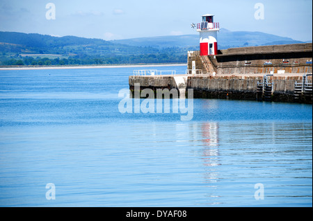 Phare de Wicklow, Irlande Côte Est Banque D'Images