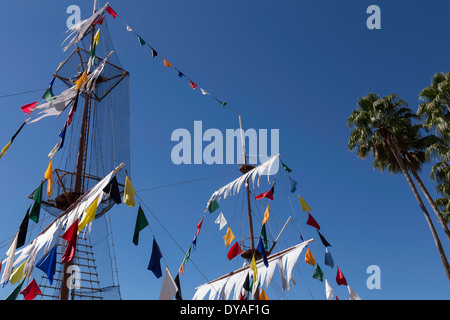 Jose Gasparilla Pirate Ship, Tampa, États-Unis Banque D'Images