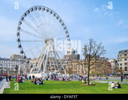 La roue de Manchester, Manchester, Angleterre, RU Banque D'Images