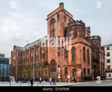 La bibliothèque John Rylands, Deansgate, Manchester, Angleterre, RU Banque D'Images