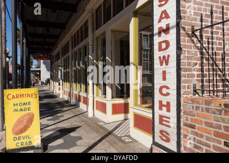 Carmine's Restaurant, Ybor City, FL Banque D'Images