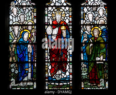 La fenêtre de l'Est, l'Eglise de Saint-André, Droitwich Spa, Worcestershire, Angleterre, RU Banque D'Images