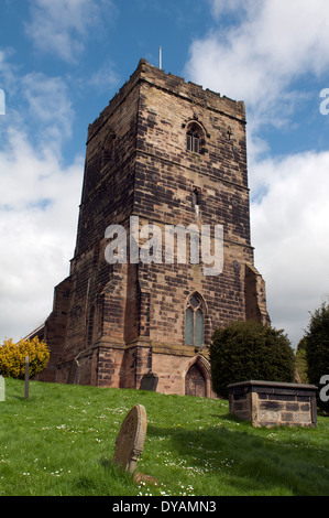 L'église Saint Augustin, Dodderhill, Droitwich Spa, Worcestershire, Angleterre, RU Banque D'Images