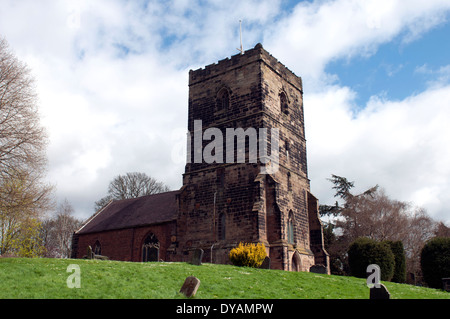 L'église Saint Augustin, Dodderhill, Droitwich Spa, Worcestershire, Angleterre, RU Banque D'Images