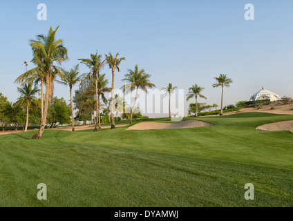 Image de l'Emirates Golf Club à DUBAÏ, ÉMIRATS ARABES UNIS Banque D'Images