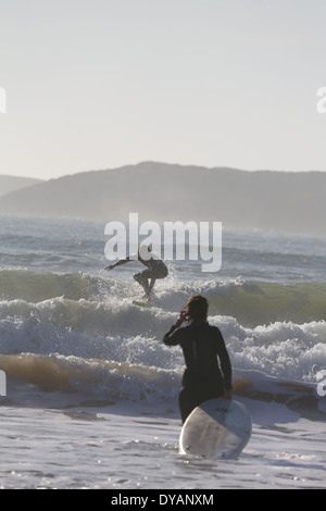 Des scènes de bord de mer au Maroc Banque D'Images