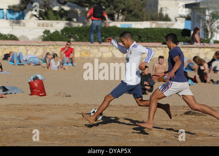 Des scènes de bord de mer au Maroc Banque D'Images