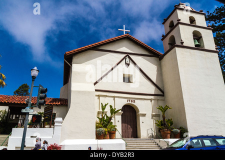 Mission San Buenaventura de Ventura en Californie Banque D'Images