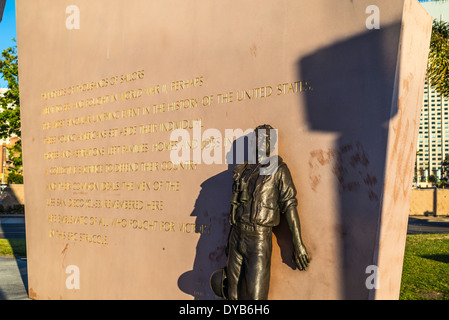 USS San Diego (CL-53) Memorial. San Diego, Californie, États-Unis. Banque D'Images