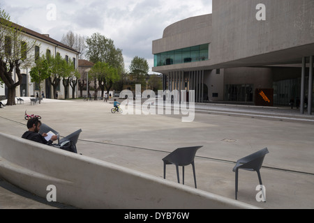 Autour de MAXXI, Musée d'Art du XXI siècle Banque D'Images