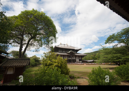 Le Japon est l'un de Todaiji les plus célèbres et importants temples et un monument de Nara. Banque D'Images