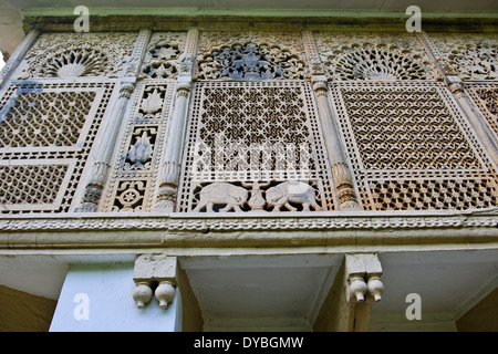 Usha Kiran Palace Guest House de l'Ima Villas Palace Taj,à l'origine Propriété de luxe Hôtel,Gwalior Madhya Pradesh, Inde centrale Banque D'Images