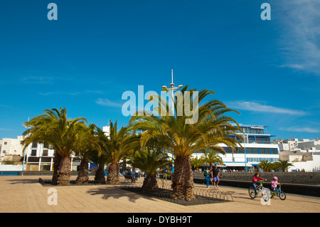 Charco de San Gines lake, Arrecife, Lanzarote, Canary Islands, Spain, Europe Banque D'Images