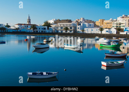 Charco de San Gines lac, Arrecife, Lanzarote, Canary Islands, Spain, Europe Banque D'Images