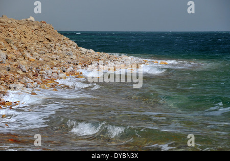 Des rives de la Mer Morte, près de Ein Gedi, Israël Banque D'Images