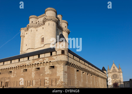 Du château de Vincennes, Paris, Ile-de-France, France Banque D'Images