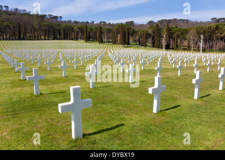 American 2e guerre mondiale Cimetière et Mémorial, Falciani, Florence, Toscane, Italie Banque D'Images