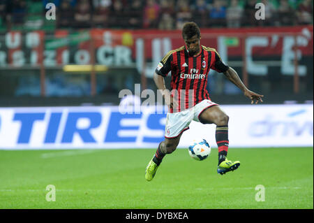 Milan, Italie. 13 avr, 2014. Constant (Milan) au cours de la série Amatch entre Milan vs Catane, le 13 avril 2014. Credit : Adamo Di Loreto/NurPhoto ZUMAPRESS.com/Alamy/Live News Banque D'Images