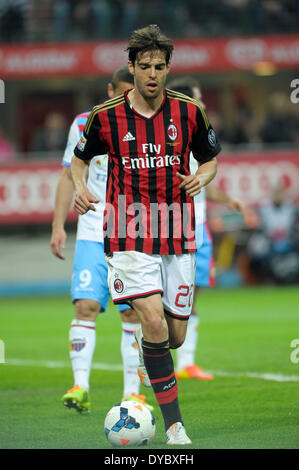 Milan, Italie. 13 avr, 2014. Kaka' (Milan) au cours de la série Amatch entre Milan vs Catane, le 13 avril 2014. Credit : Adamo Di Loreto/NurPhoto ZUMAPRESS.com/Alamy/Live News Banque D'Images