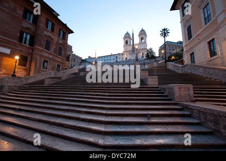 D'Espagne, Rome - Italie / Escalier de la Trinità dei Monti Banque D'Images