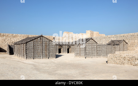 Qal'at al-Bahreïn Musée de site (Fort de Bahreïn à Manama (Bahreïn), Moyen-Orient Banque D'Images