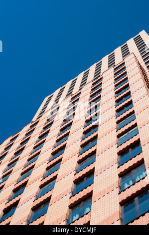 Détail d'un grand immeuble de bureaux dans la zone d'Amsterdam Zuid de la capitale néerlandaise aux Pays-Bas Banque D'Images