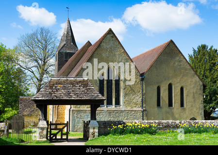 L'église de St James, dans le hameau de Abinger Common, Surrey, UK Banque D'Images