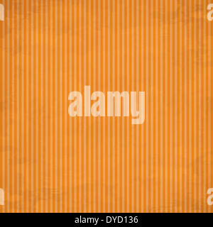 Vintage orange frais et les bandes verticales motif de fond avec la texture du mur. Style classique de papier peint. Banque D'Images