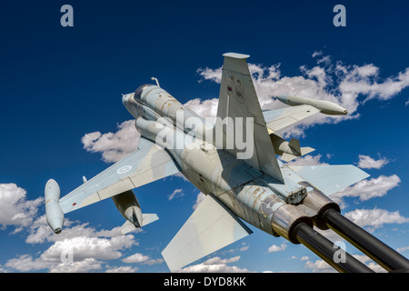 CF-5 Freedom Fighter un avion, les musées militaires à Calgary, Alberta, Canada Banque D'Images