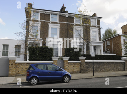 Gwyneth Paltrow et Chris Martin's London Accueil à Belsize Park, Londres. UK Banque D'Images