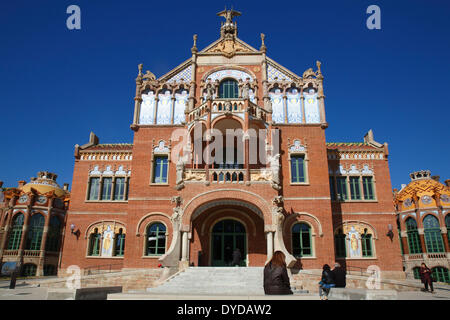 Ancien Hôpital de la Santa Creu i Sant Pau, Catalan Art Nouveau, Modernisme, UNESCO World Heritage Site, Eixample, Barcelone Banque D'Images