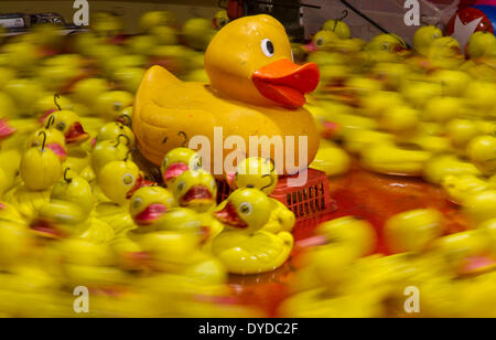 Prendre un stand de foire de canard à Ashby Statuts. Banque D'Images