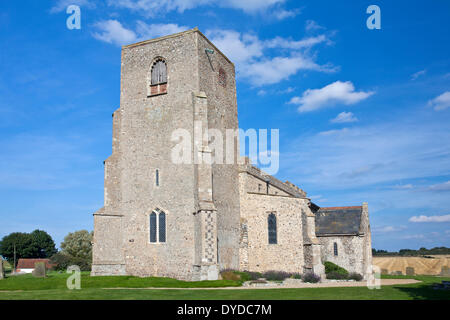 L'église All Saints à Morston sur la côte nord du comté de Norfolk. Banque D'Images
