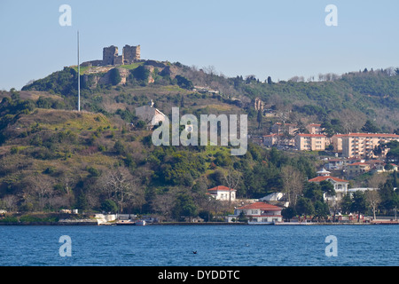 Yoros Castle, Bosphore Anadolu Kavagi, côté anatolien, Istanbul Turquie. Banque D'Images