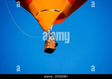 Un ballon à air chaud. Banque D'Images